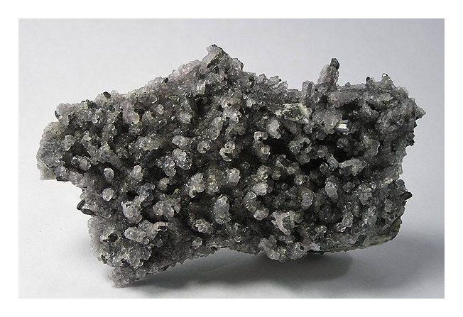 Banpo Mine, Guizhou: fluorite with stibnite.