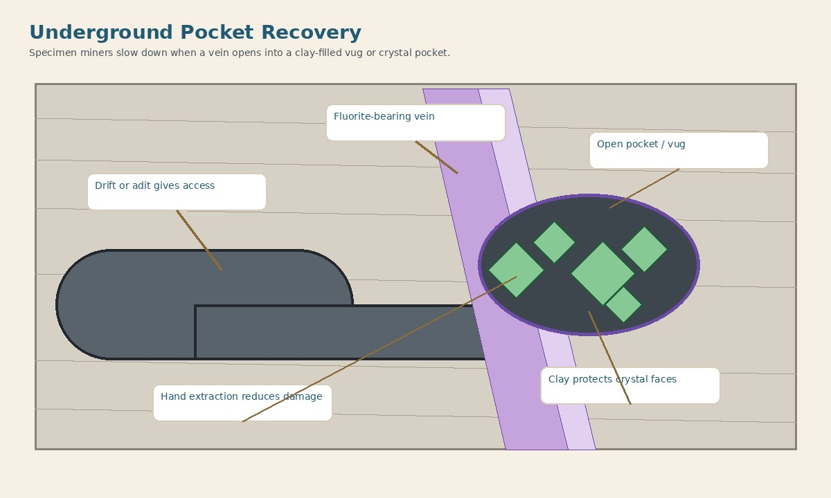 Underground pocket