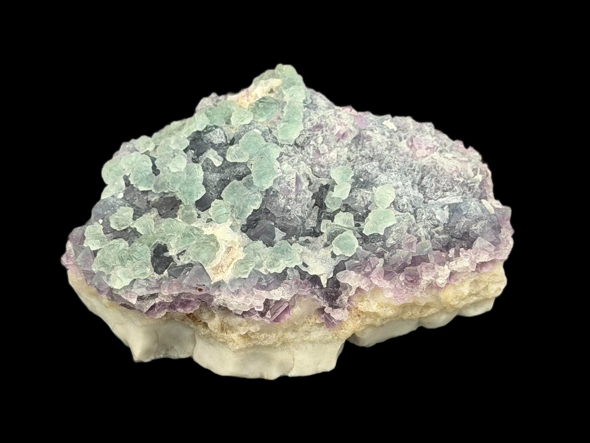 Purple and Green Fluorite from De'an Mine China
