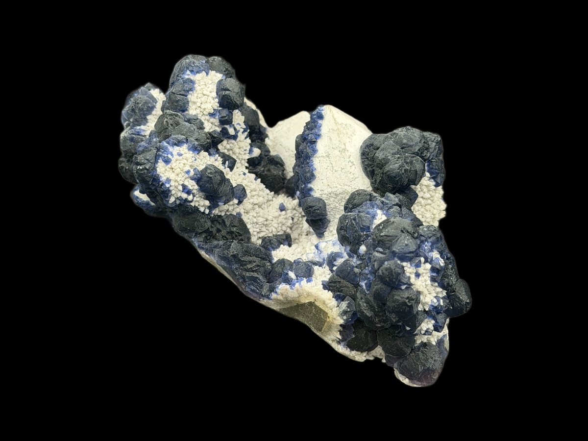 Blueberry Fluorite from Huanggang Mine China