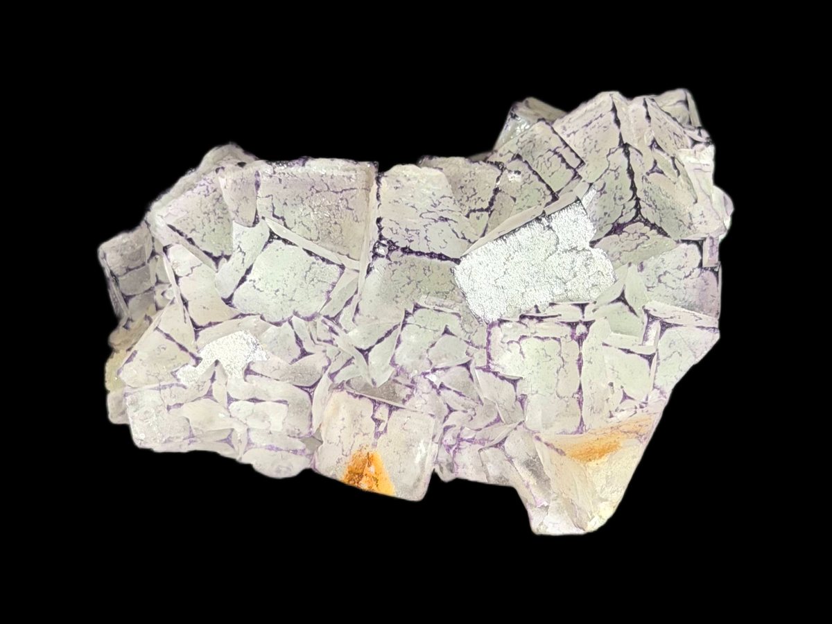 QR Code Fluorite from Qinglong Mine China