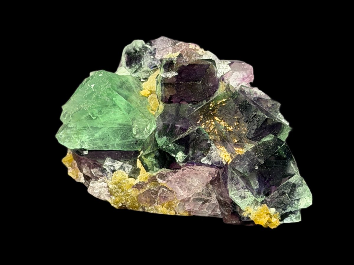 Fluorite with Muscovite from Yindu Mine China