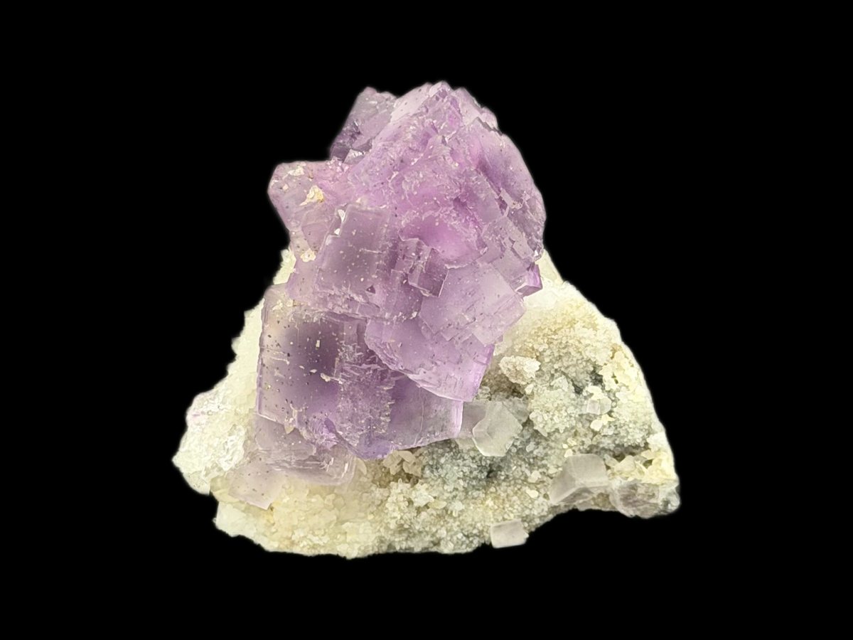 Purple Fluorite from Berbes Mine Spain