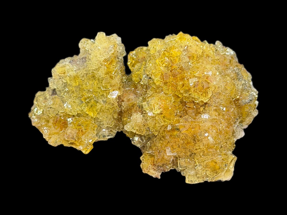 Yellow Fluorite from Moscona Mine Spain
